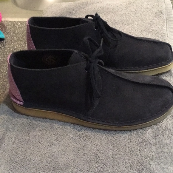 clarks desert boot ink